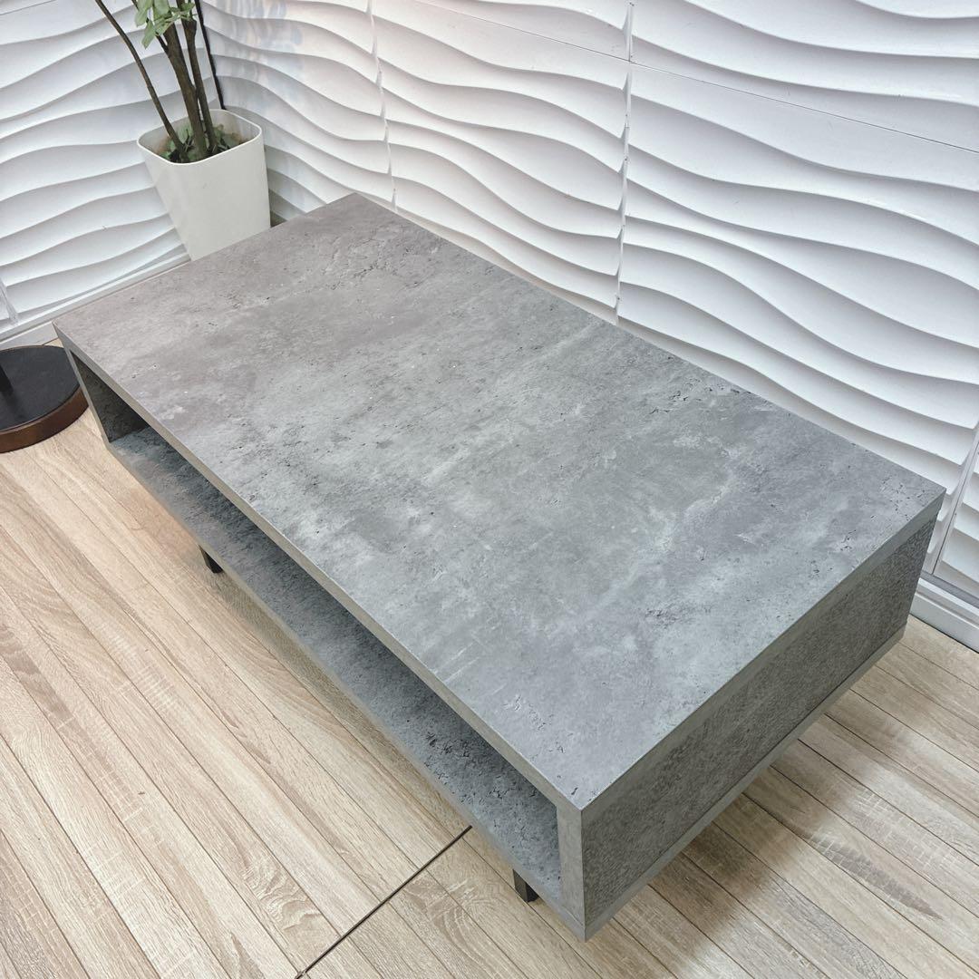 ◇大阪府 神戸市 配達料無料！◇ローテーブル◇センターテーブル◇コンクリート調◇