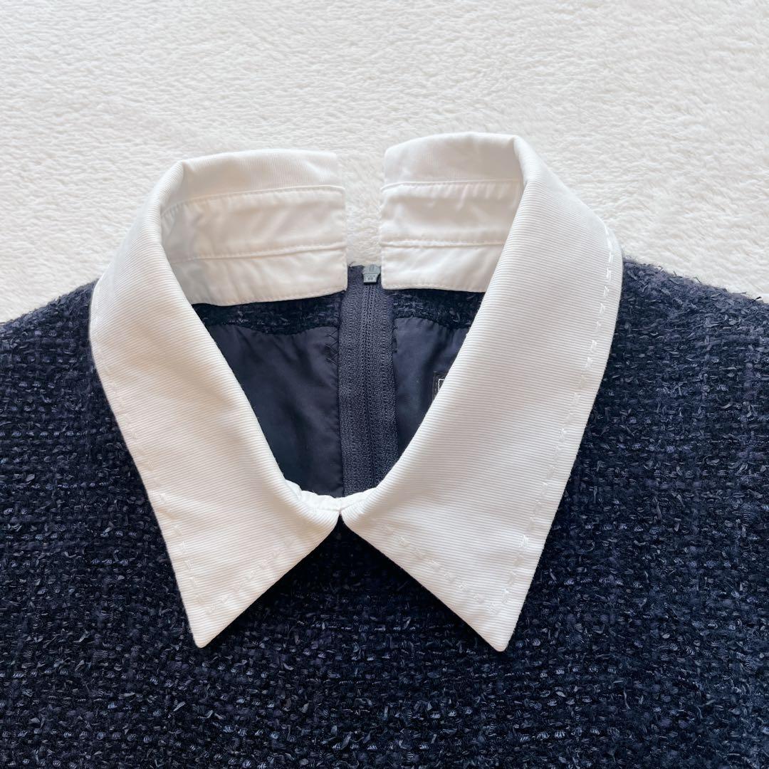 フォクシー ジェシカ ツイード ワンピース 付け襟 41449 2020