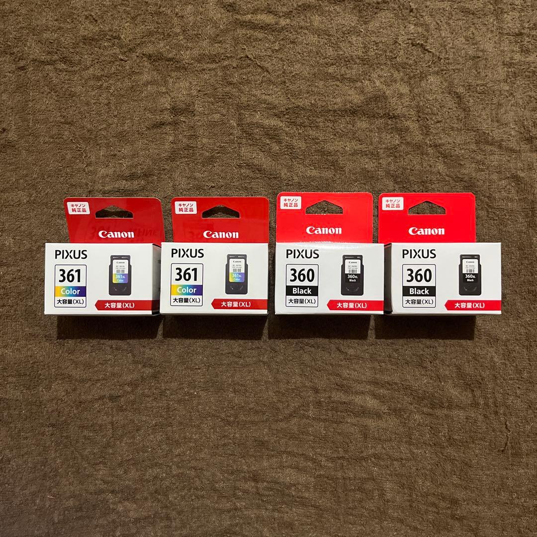 Canon BC-361XL+360XL 純正大容量インクセット新品★