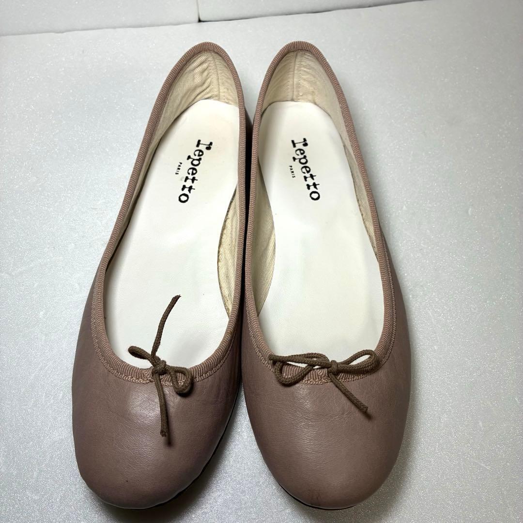 美品 repetto レペット サンドリオン フラットシューズ 40 25相当