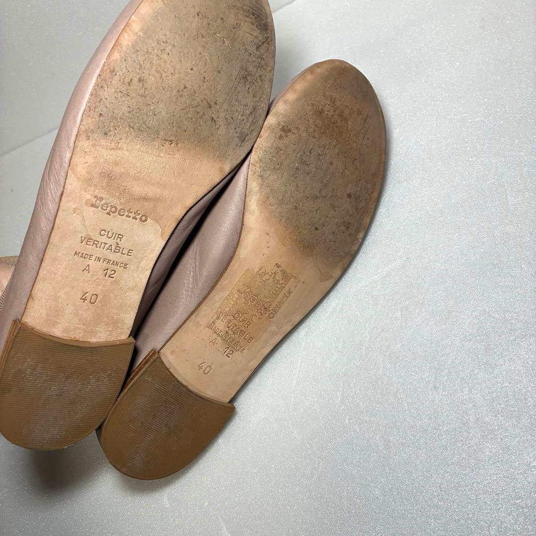 美品 repetto レペット サンドリオン フラットシューズ 40 25相当