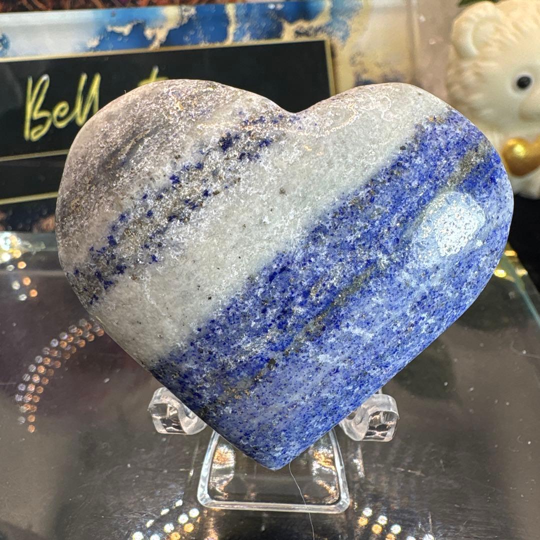 ラピスラズリハートNo.1123