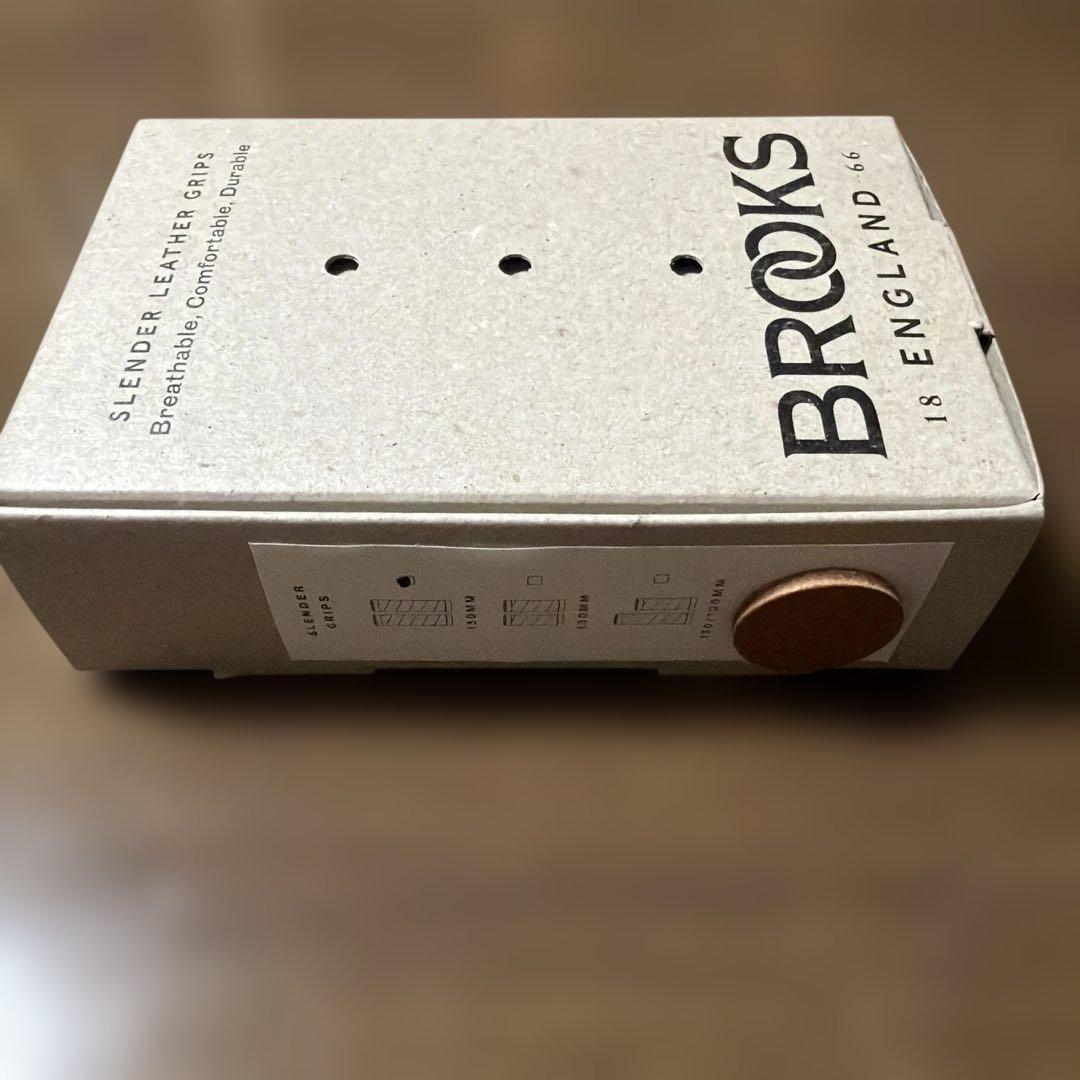 ひ*ろ様 BROOKS SLENDER LEATHER GRIPS ハニー