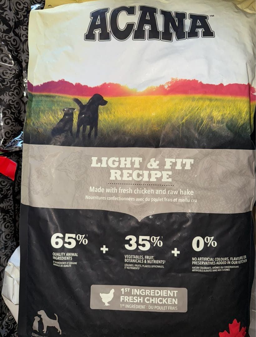 【11.4kg】アカナライトフィットレシピドッグフード