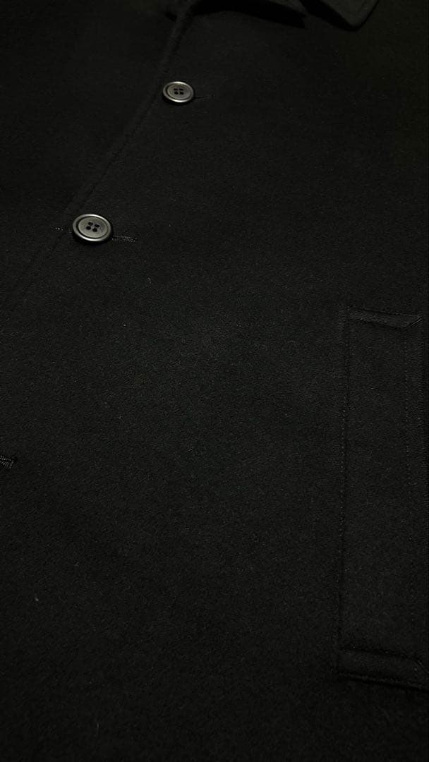 NEWYORKER カシミヤ混 ウールコート ブラック M 美品