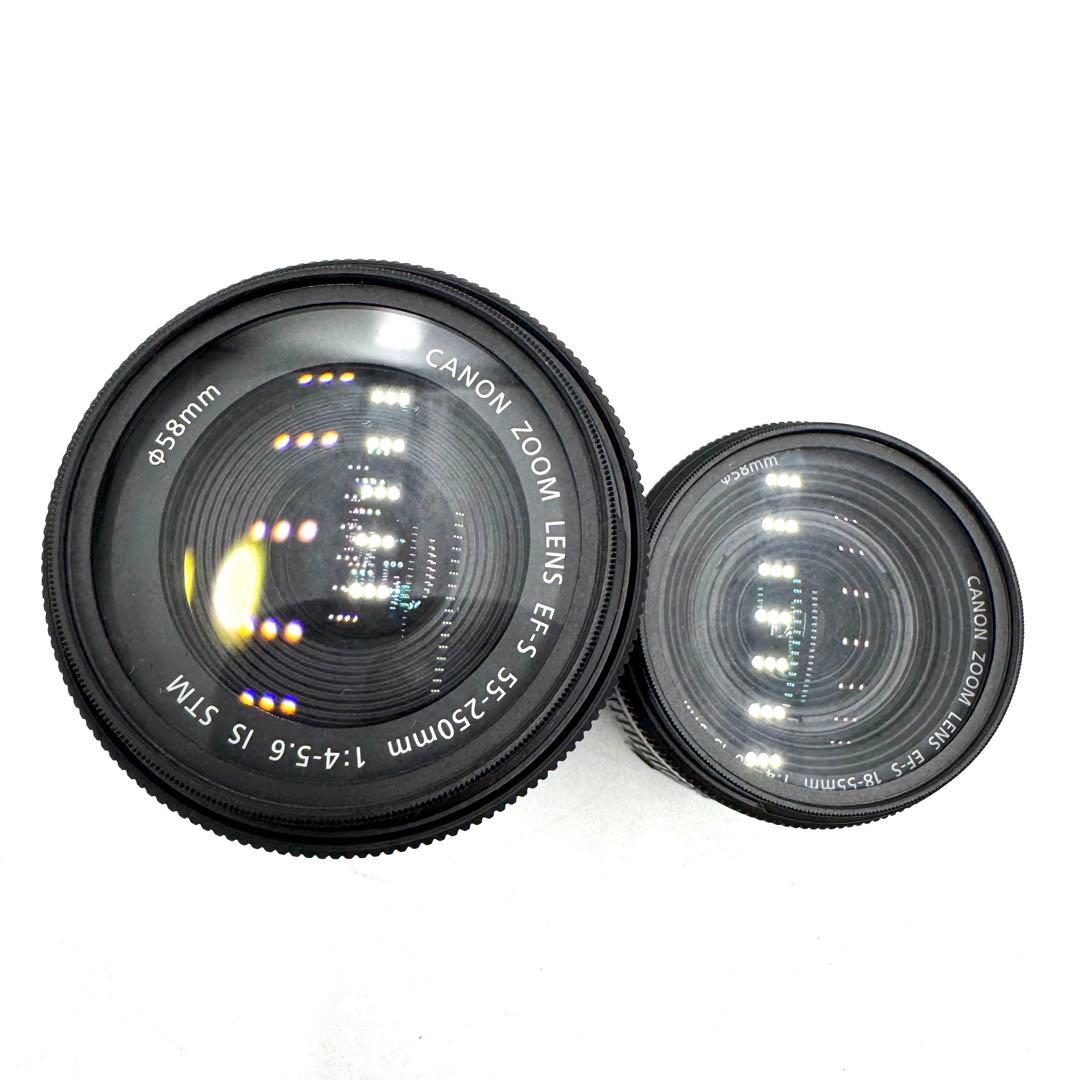 ほぼ新品 CANON EOS kiss x9 ダブルズームキット キャノン