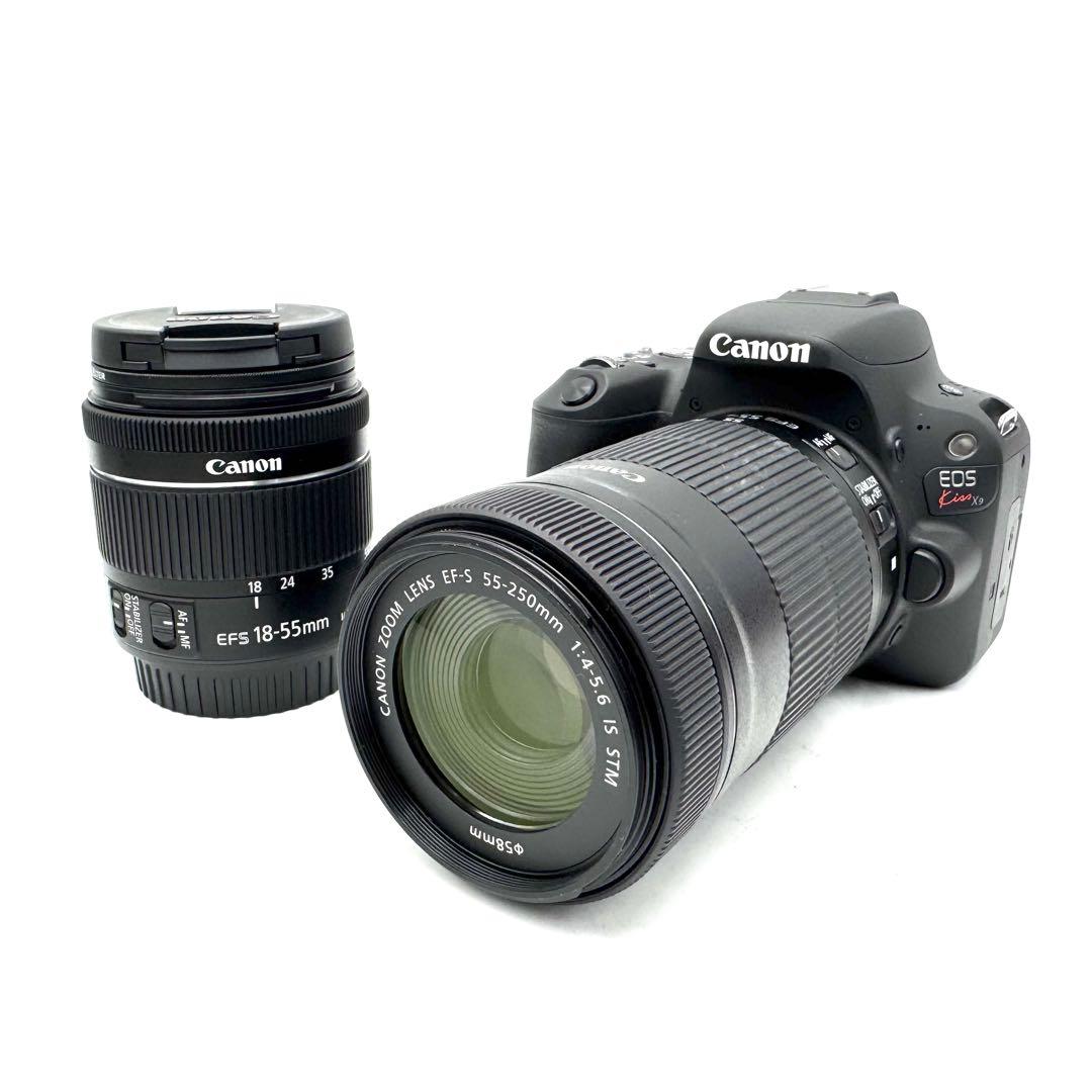 ほぼ新品 CANON EOS kiss x9 ダブルズームキット キャノン