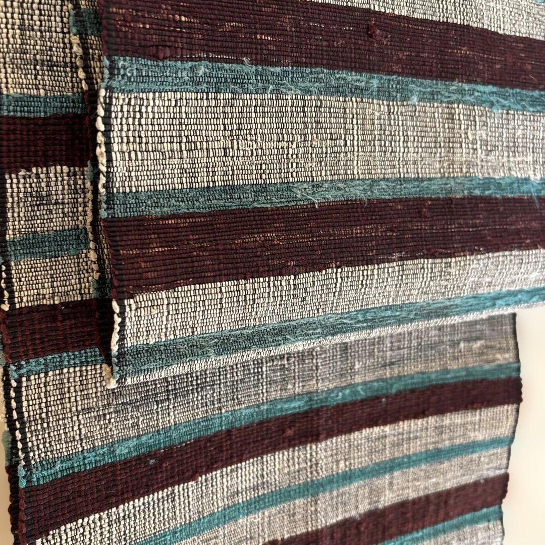 正絹紬　テーブルクロスライナー　長尺　裾未処理