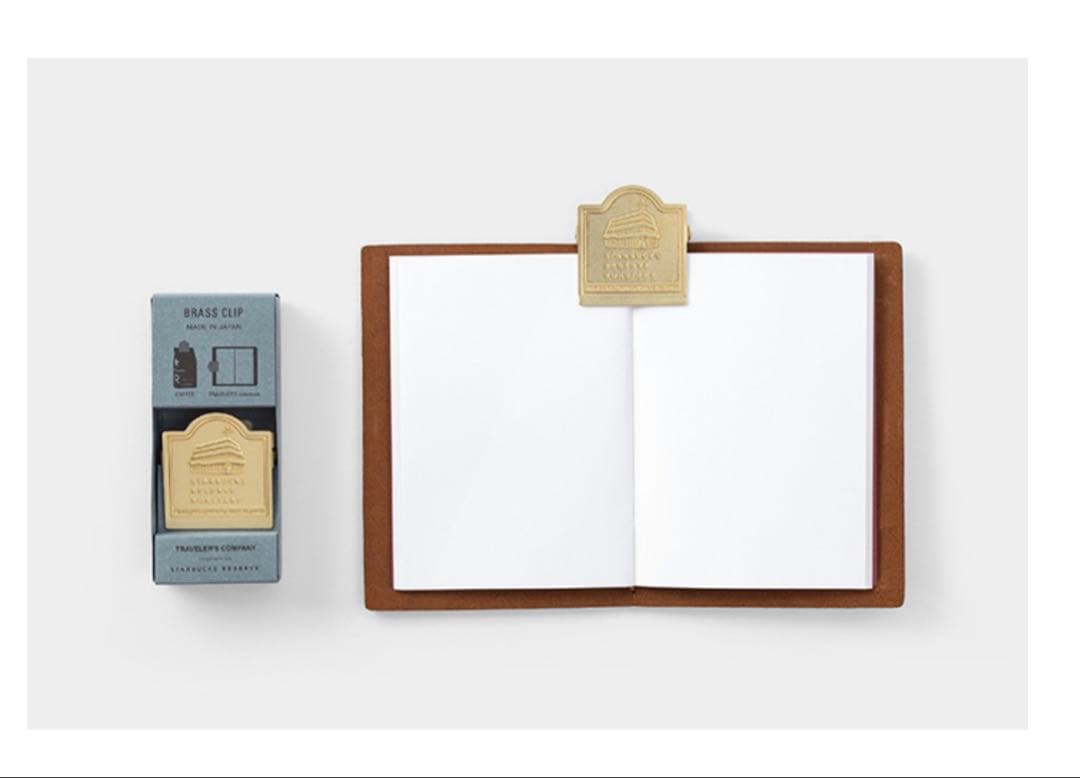 スターバックス ロースタリー トラベラーズノート ブルー ブラスクリップ