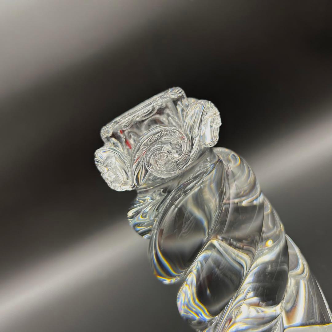 【新品・未使用品】　BACCARAT キャンドルスタンド　ロウソク　スパイラル