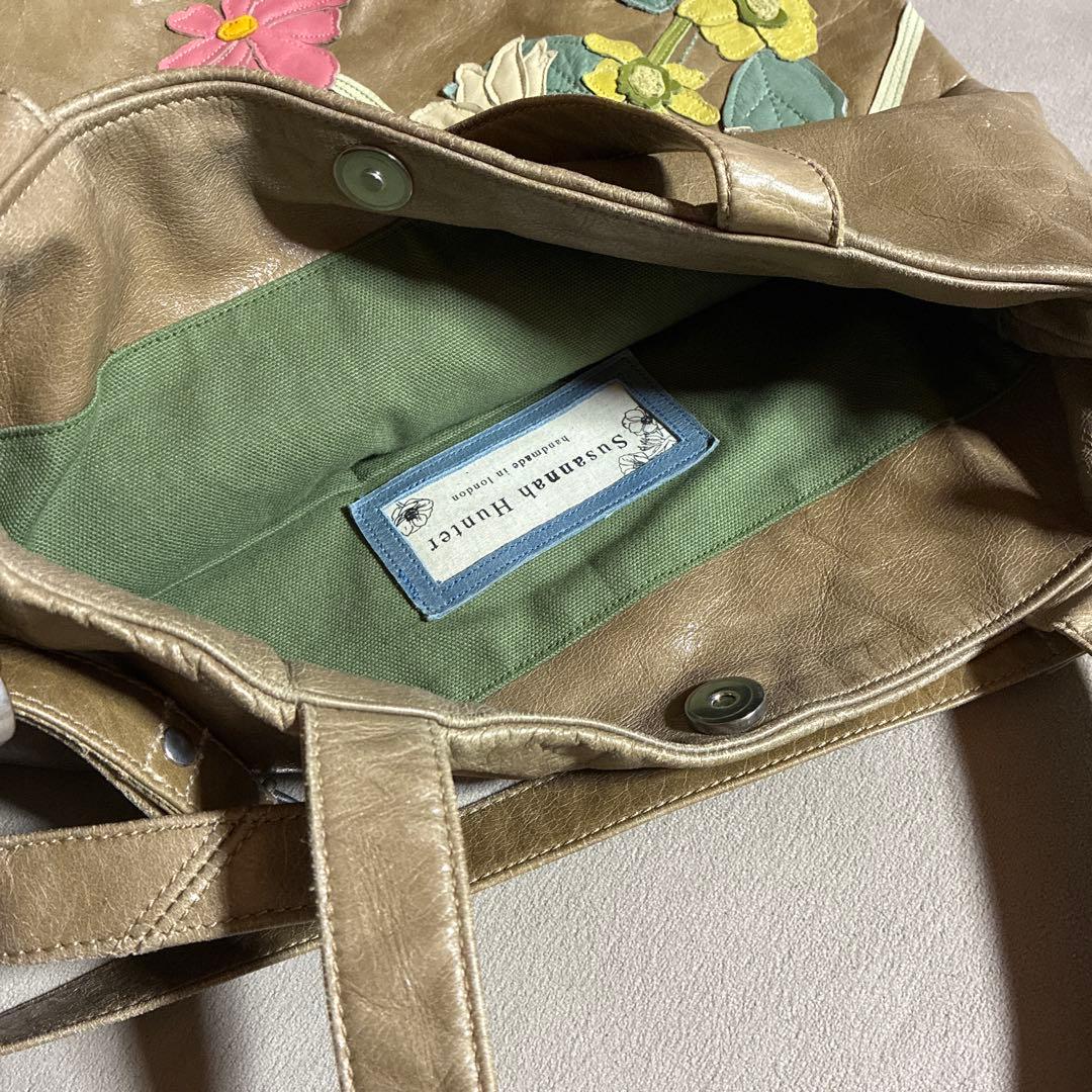 英国製 Susannah Hunter スザンナハンター本革トートバッグ美品