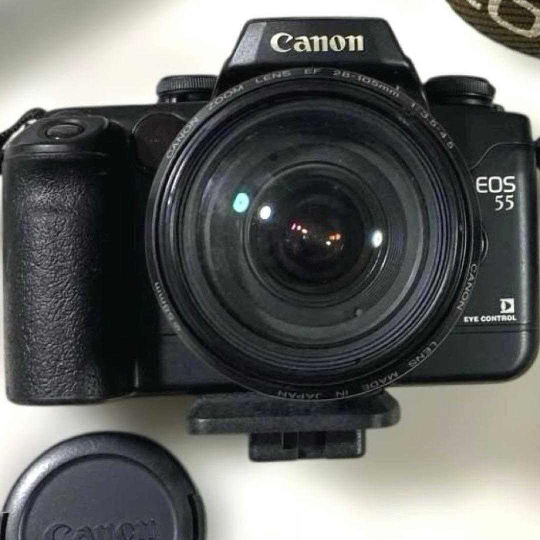 L-23 CANON EOS 55 ジャンク　キャノン　フィルムカメラ　工芸品