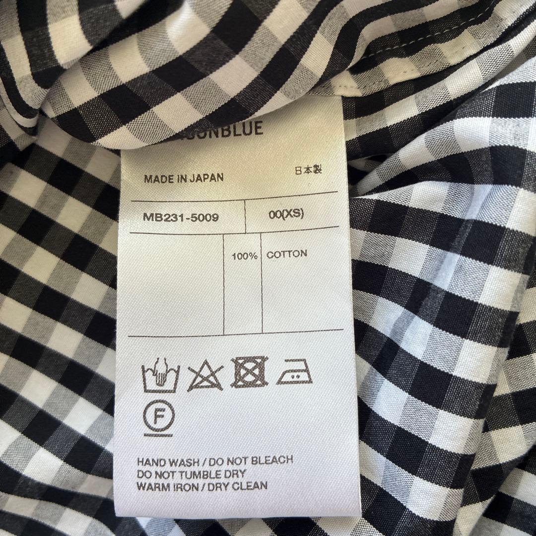 MADISONBLUE B.D. SH GINGHAM/ブラック