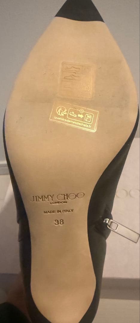 【新品未使用】JIMMY CHOO ショートブーツ BLACK 38 24.5