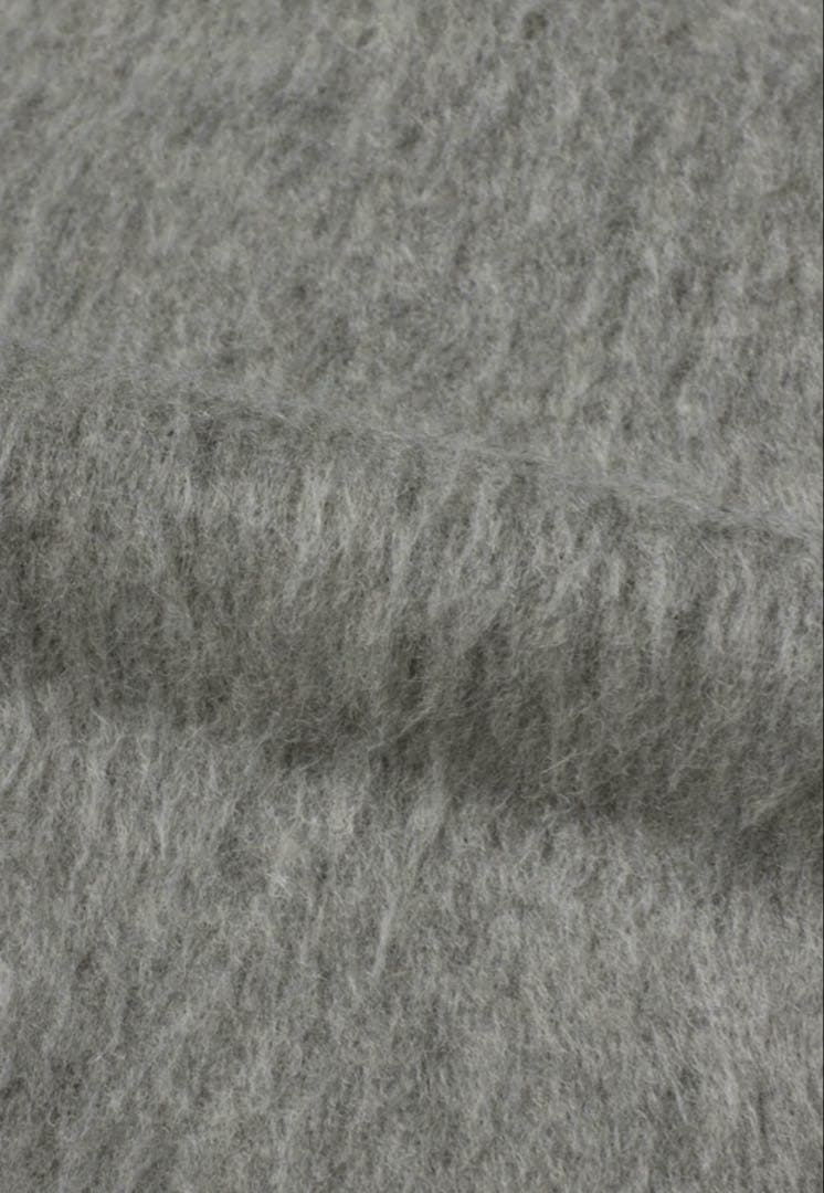 BONJOUR SAGAN グレー スタンドカラーコート