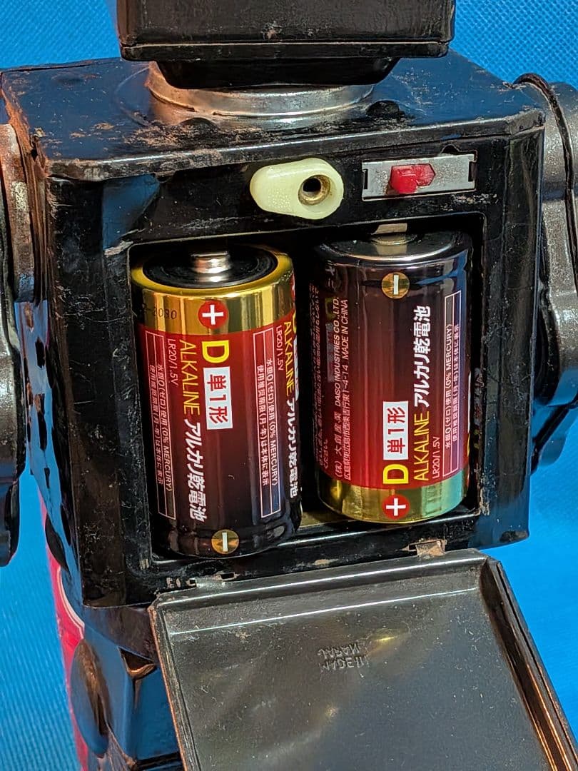 １９６０年代堀川玩具製「スーパー火星大王」稀少レア不動ブリキロボットジャンク扱品