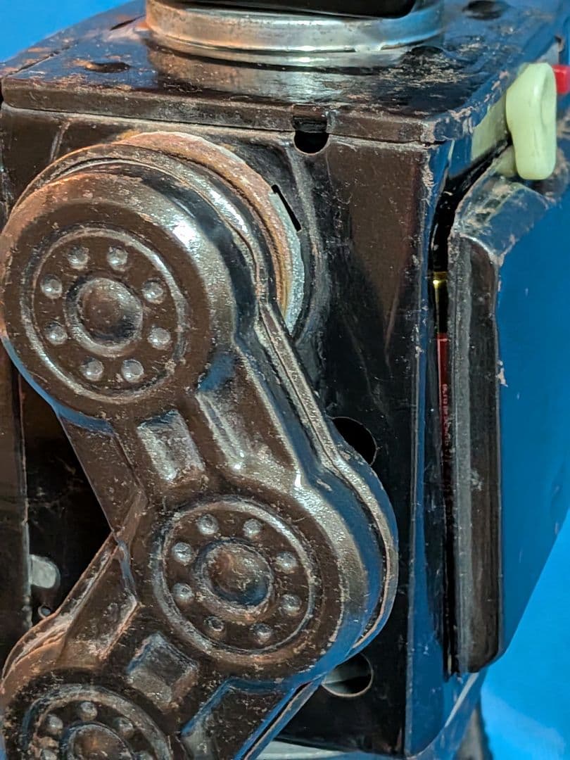 １９６０年代堀川玩具製「スーパー火星大王」稀少レア不動ブリキロボットジャンク扱品