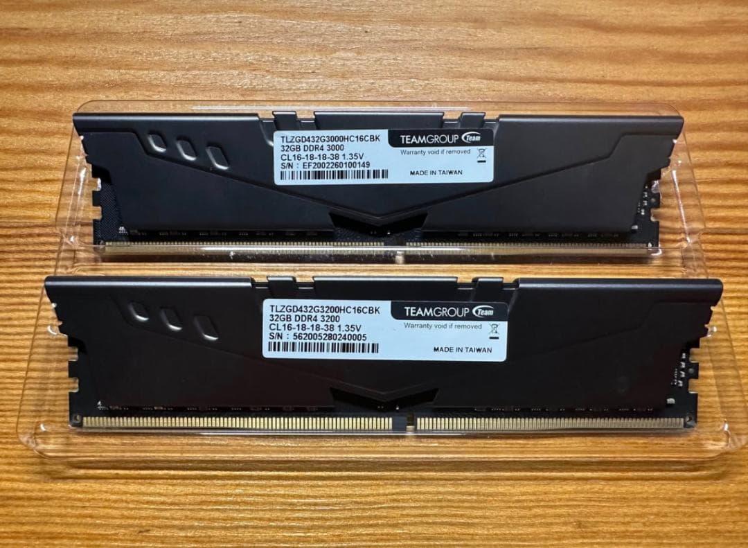 メモリ RAM DDR4 64GB (32GB x 2)