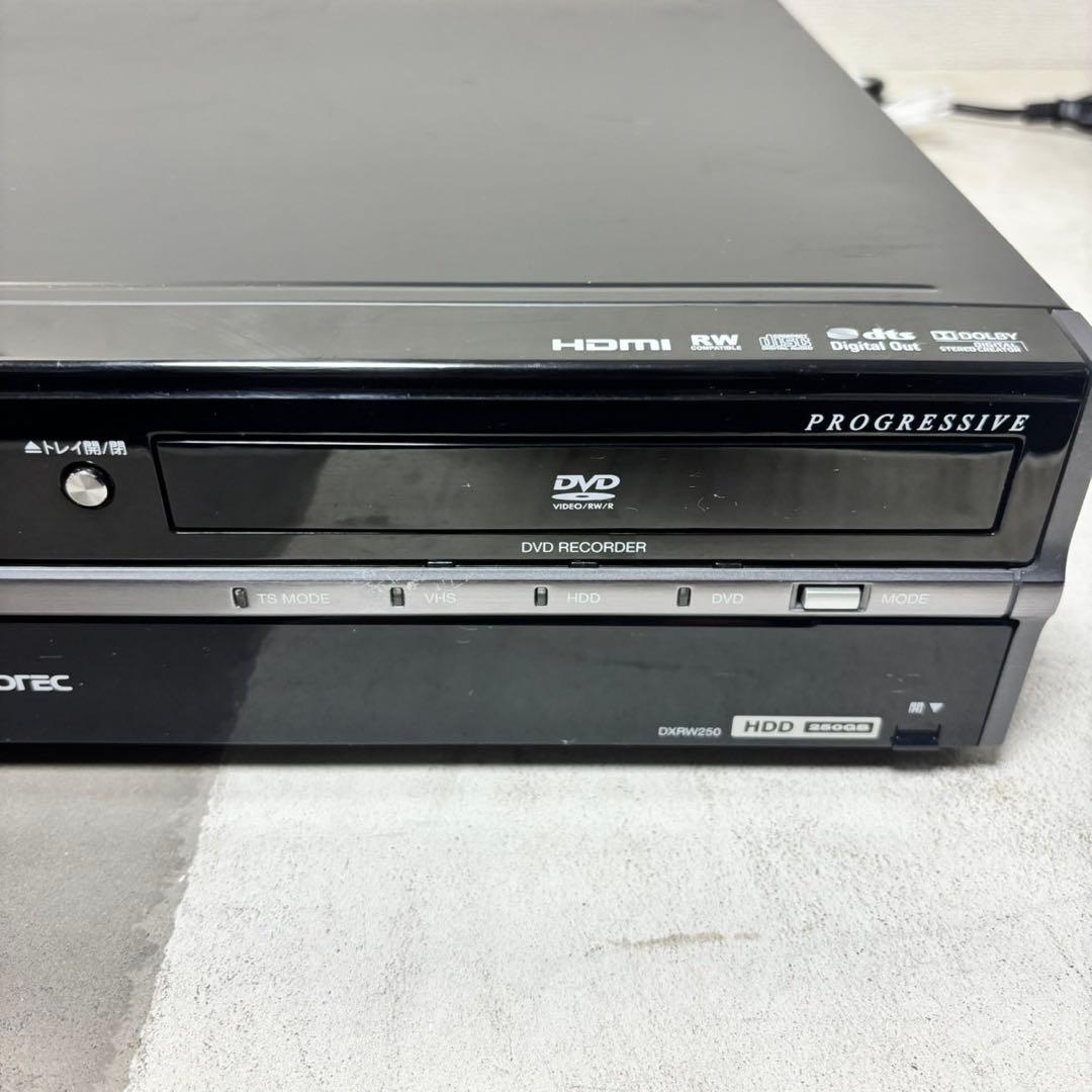DXアンテナ HDD搭載ビデオ一体型 DVDレコーダー DXRW250