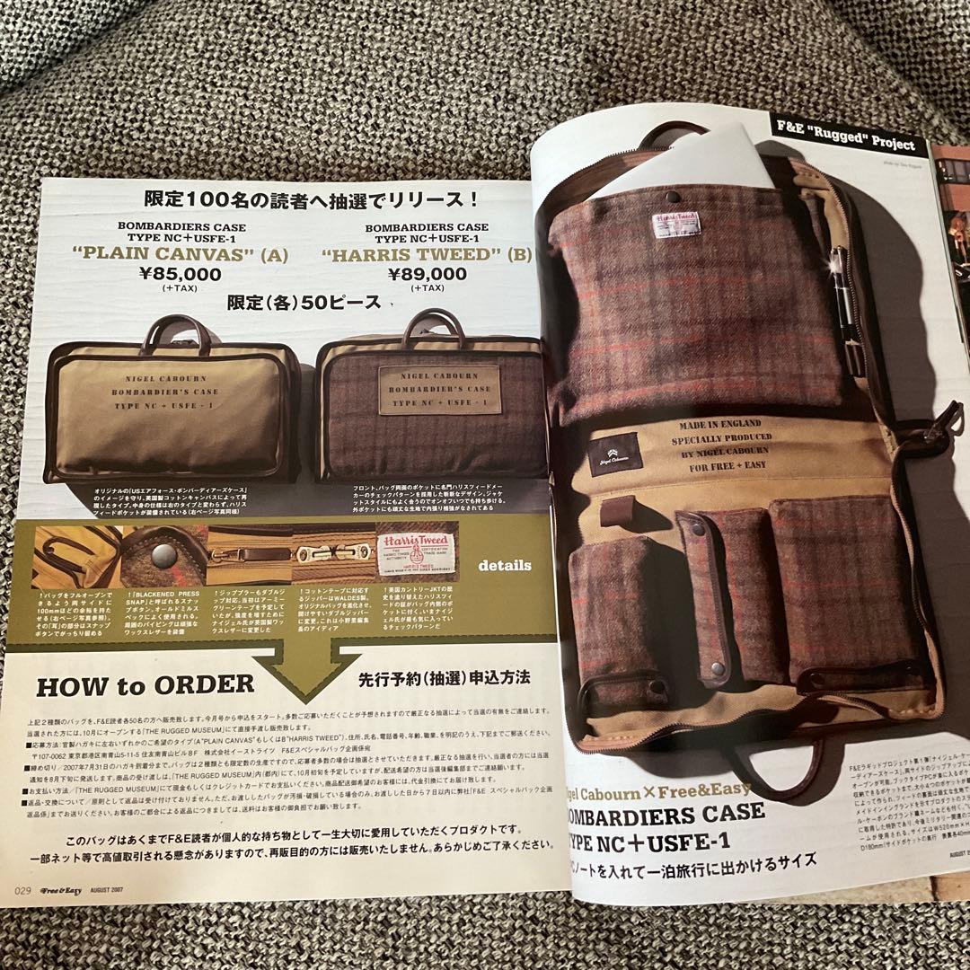 L*様 Free&Easy別注　ナイジェルケーボン　ハリスツイード　鞄　バッグ