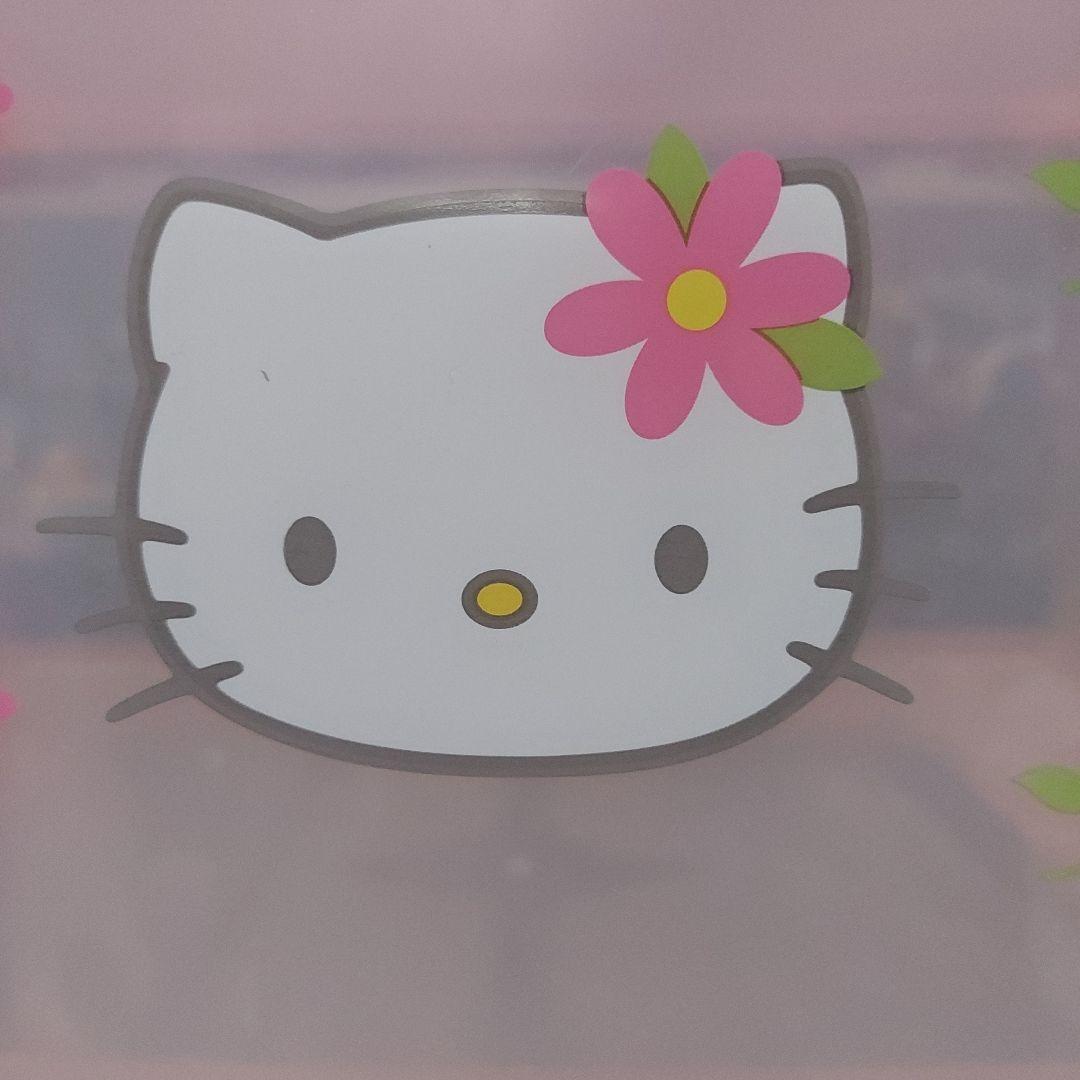 ハローキティ1998年 3段収納ボックス ピンク お花