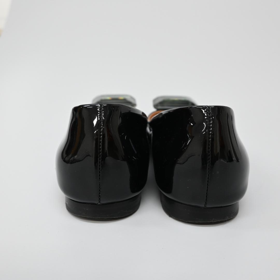 ■ □ 47369★年 ジャンヴィト ロッシ パンプス エナメル ブラック