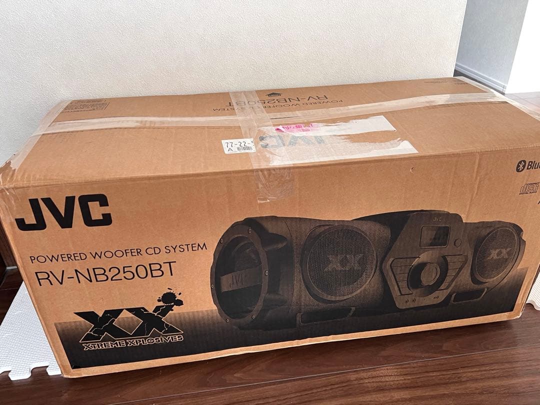 【動作確認済】JVC RV-NB250BT 重低音Bluetooth/CD