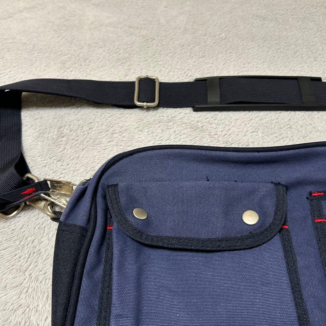 【激レア】OLD STUSSY 90s ショルダーバッグ ヴィンテージ ネイビー