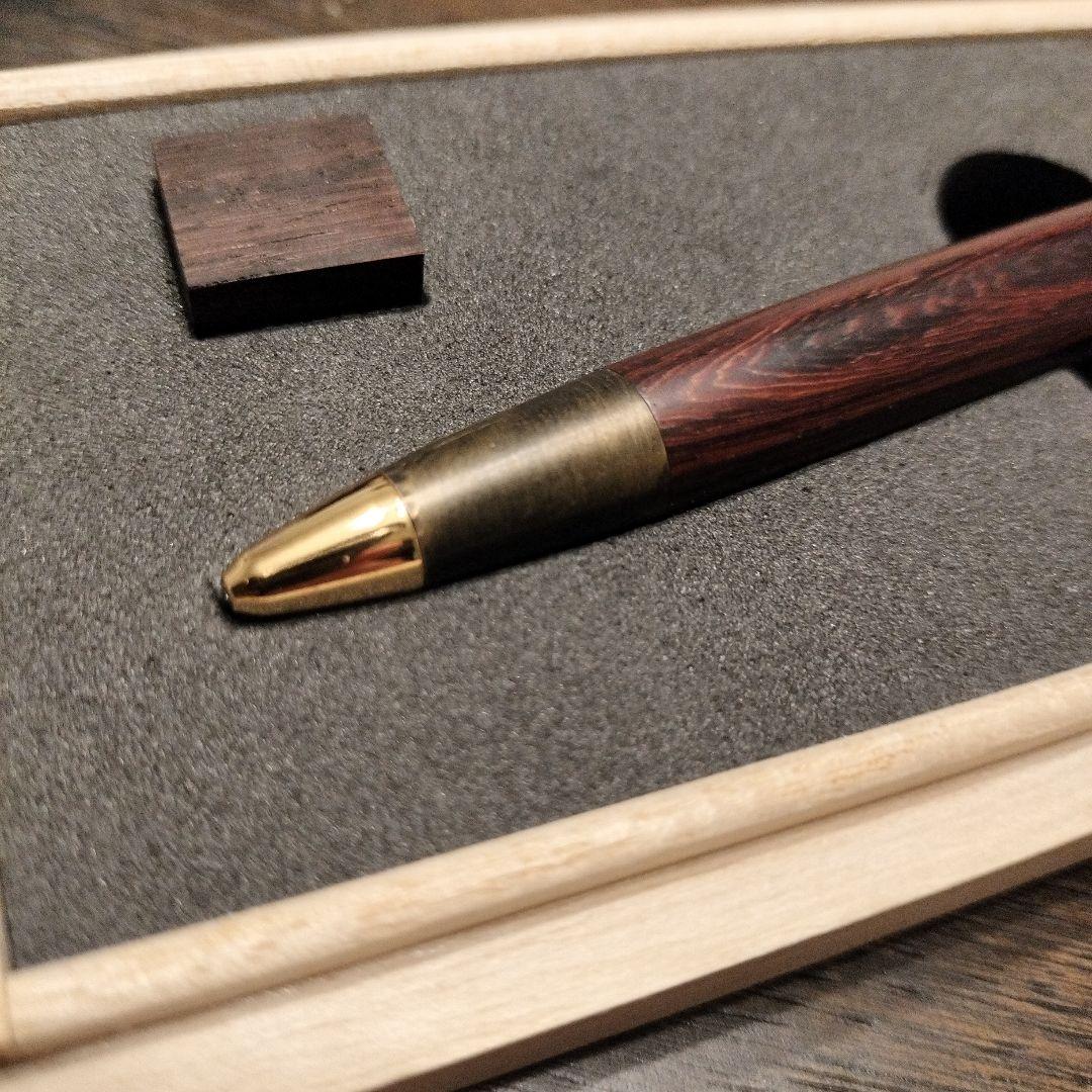 野原工芸新型紅紫檀　斑紋黒染め色MP