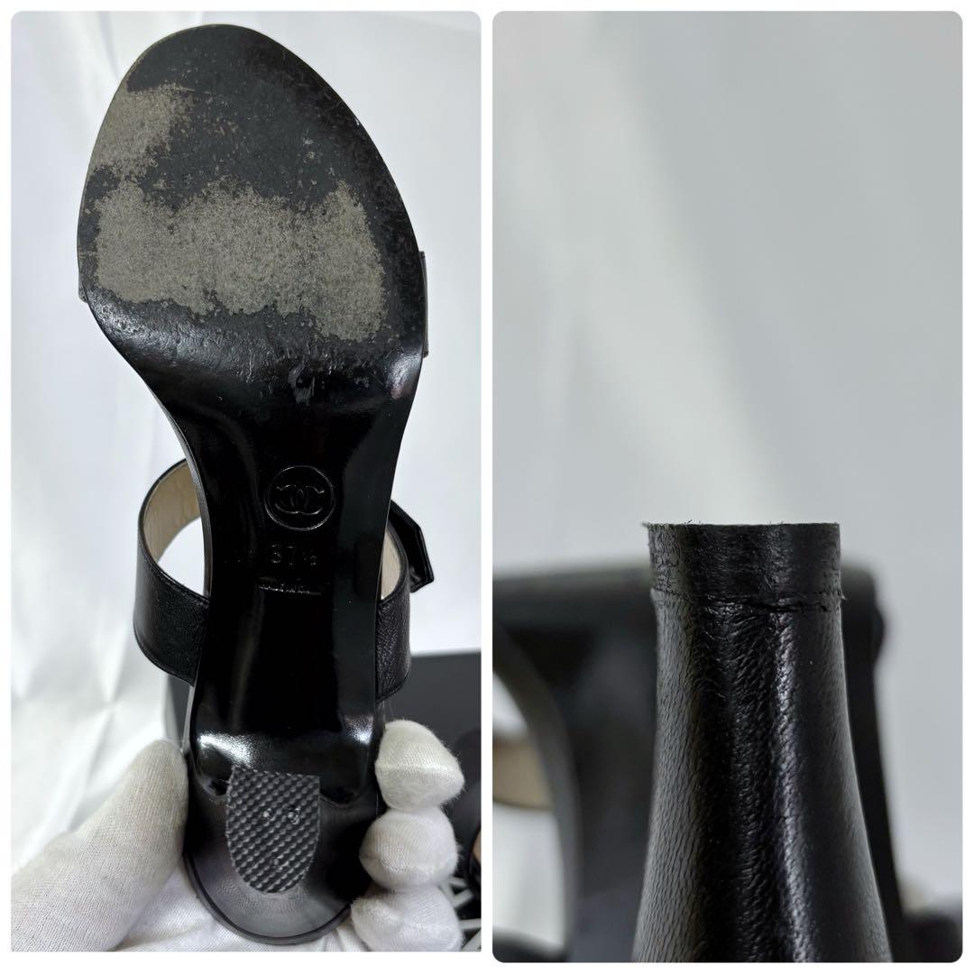 96年✨　CHANEL シャネル　ミュール　ココマーク　ターンロック　ビンテージ