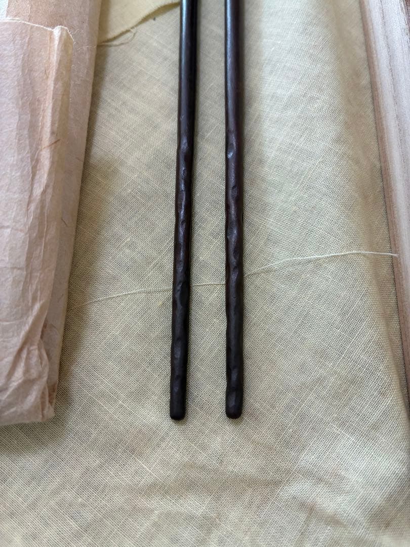 2/8迄値下げ中！　【新品 未使用】　宮崎寒雉　利休　火箸　茶道具