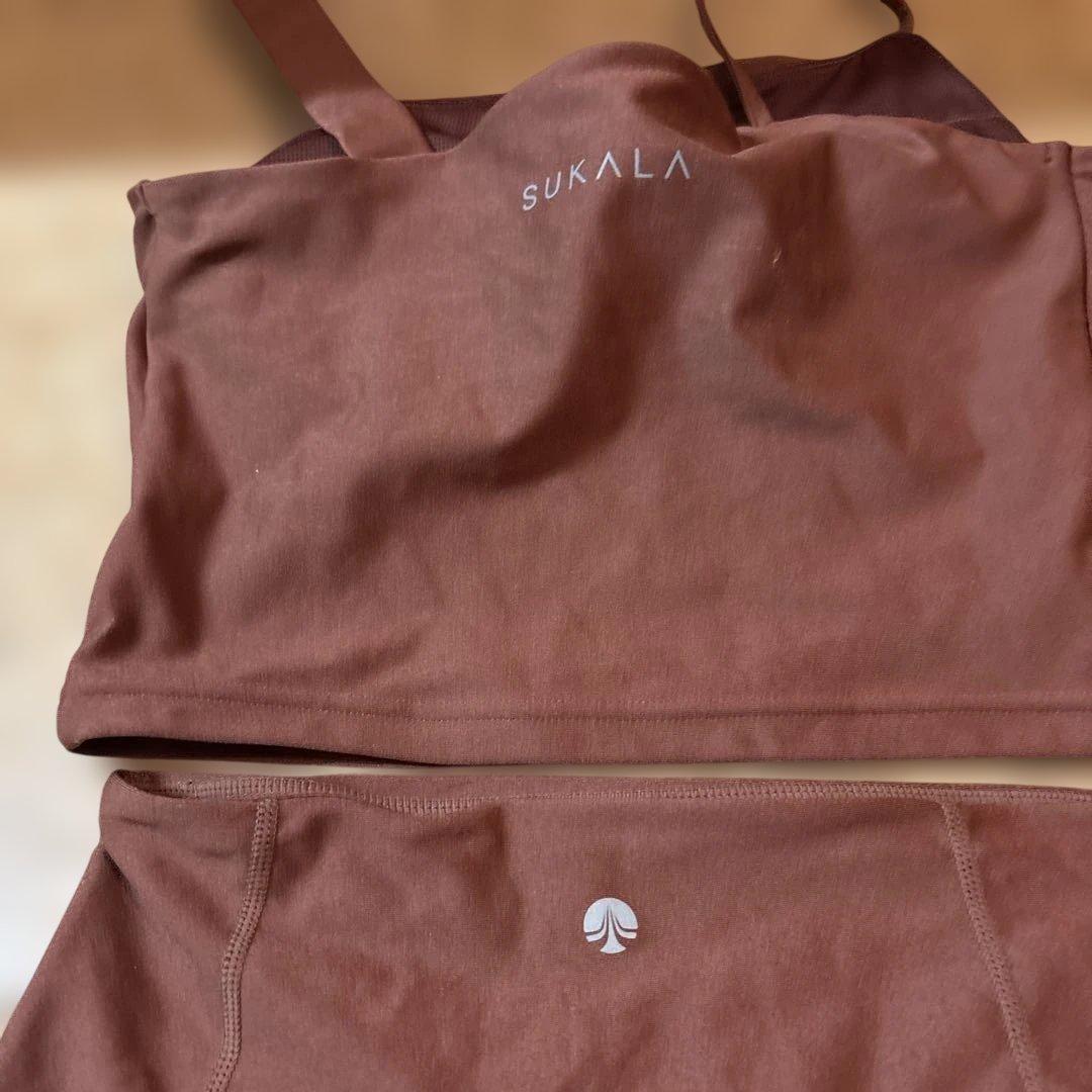 SUKALA ブラウン ヨガウェアセット