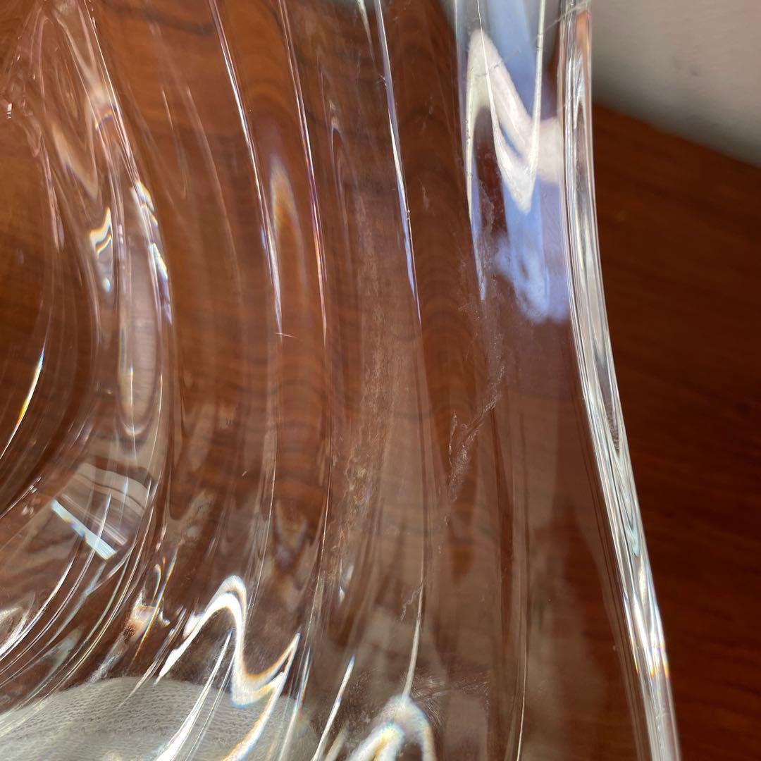 BACCARAT ウェーブボウル　バカラ　花瓶　花器　フラワーベース