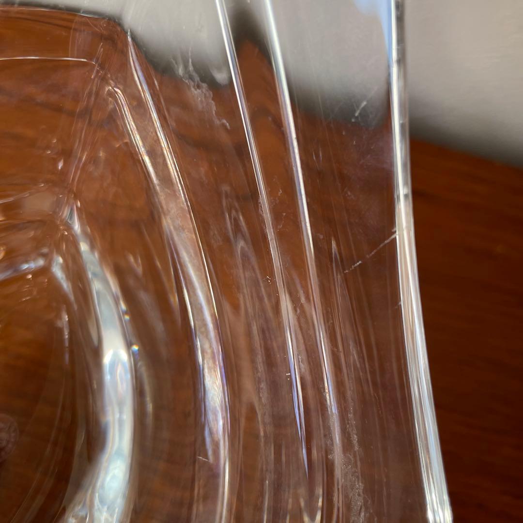 BACCARAT ウェーブボウル　バカラ　花瓶　花器　フラワーベース