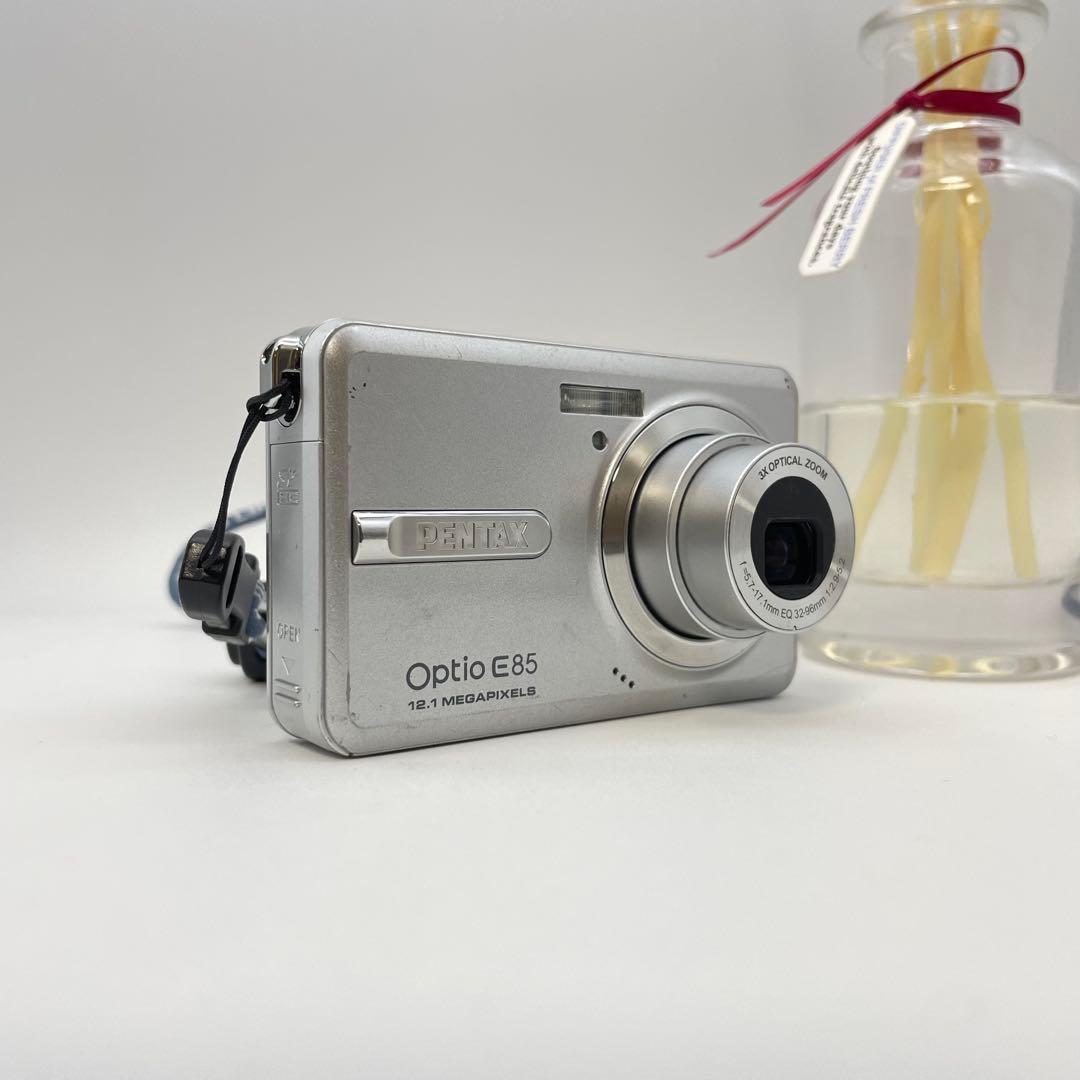 スマホ転送OK✨PENTAX Optio E85✨動作確認済 可愛すぎるコンデジ