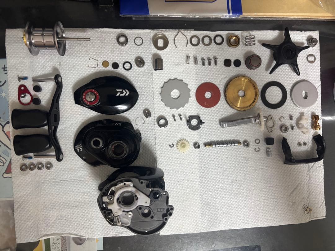 ほ*た様 ダイワ タトゥーラ 103SH-TW フルベアリング メンテナンス済