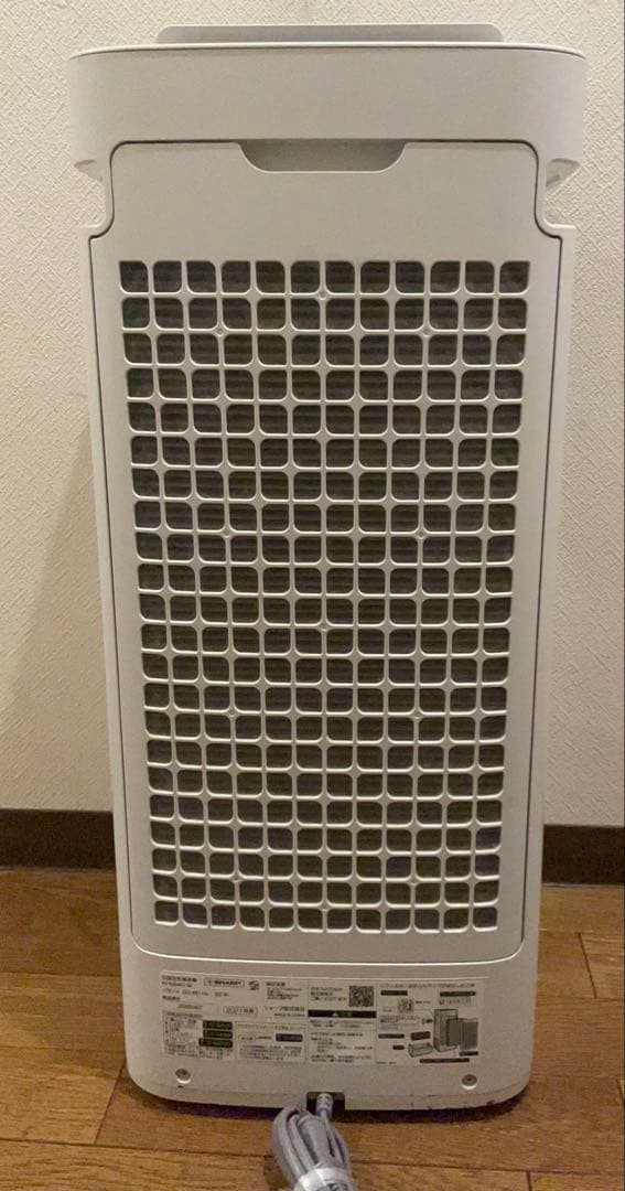 【美品】2021年製 SHARP シャープ 加湿空気清浄機 KI-NS40-W