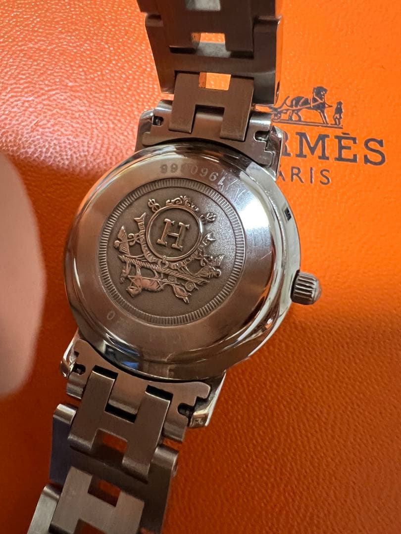 【正規品・美品】HERMES エルメス クリッパーCL4.220 レディース時計