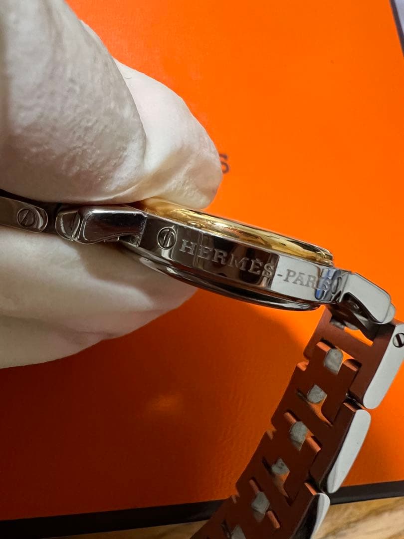 【正規品・美品】HERMES エルメス クリッパーCL4.220 レディース時計