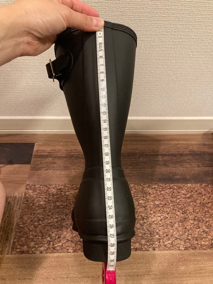 ★お取り置き★新品　HUNTER オリジナルツアーレインブーツ　黒