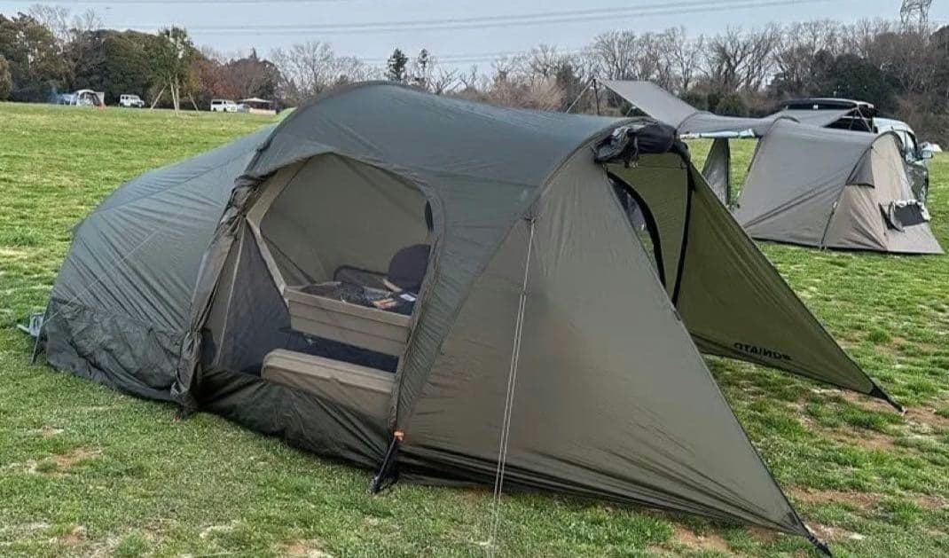 美品 ミニマルワークス ボニアト オリーブ 純正グランドシート付