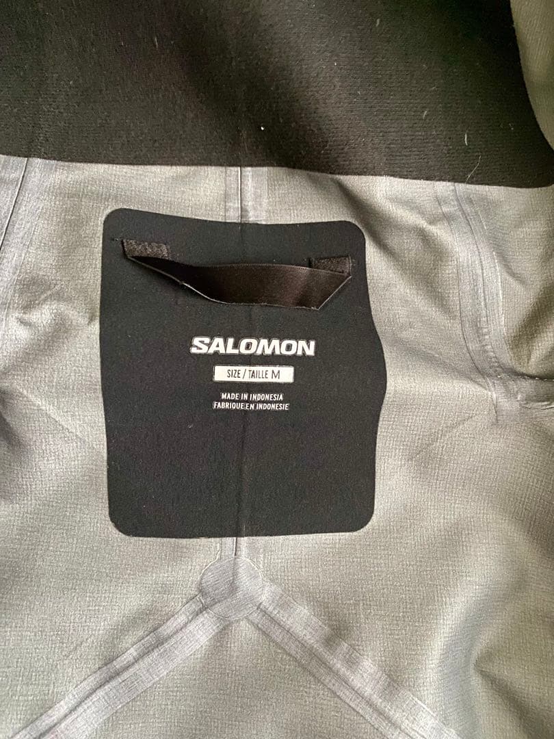 SALOMON ゴアテックス ジャケット イエロー/ブラック