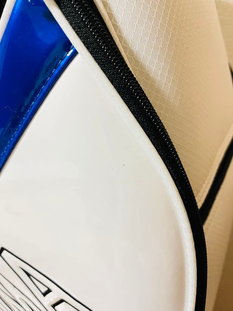 【新品未使用】HONMA(本間ゴルフ)キャディバッグ ホワイト ブルー 9インチ