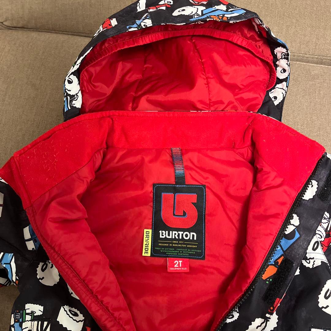 BURTON子供用フード付きスノーボードウェア2T