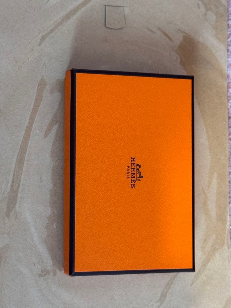 最終値下❣️【未使用品】HERMES 名刺入れ カルヴィ アリシアン 水色