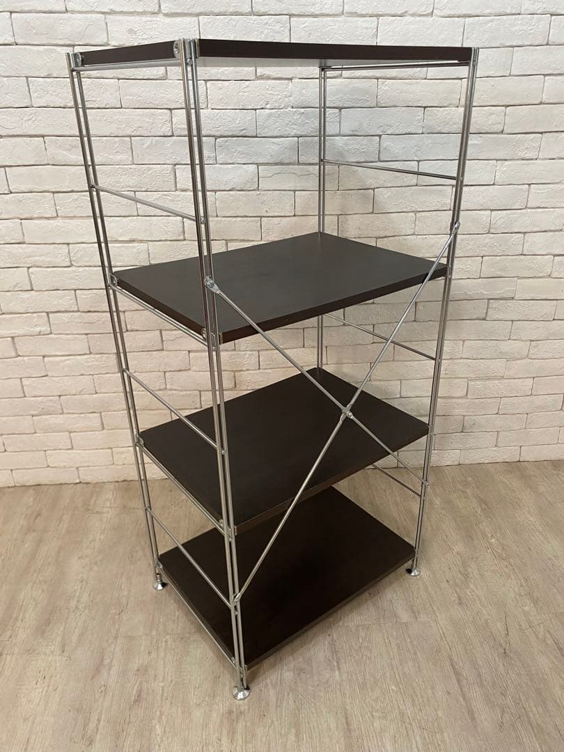 【東京都23区配送無料】無印調　ステンレス　ユニット　シェルフ キャビネット　棚