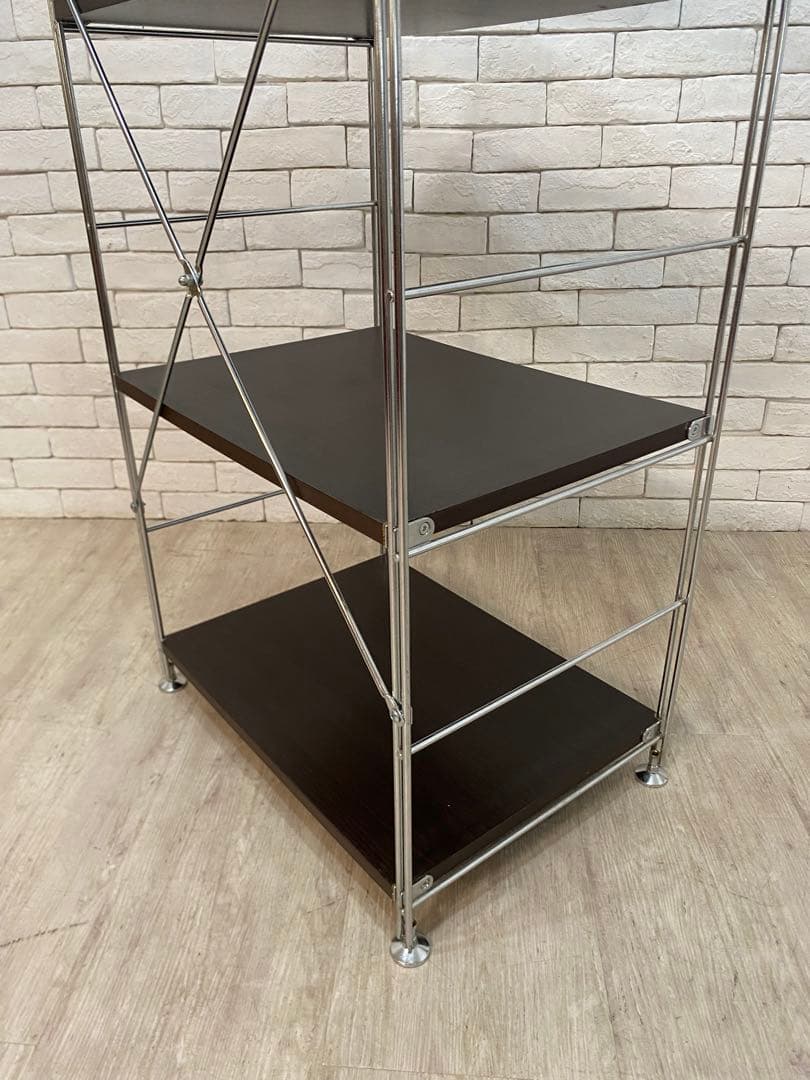 【東京都23区配送無料】無印調　ステンレス　ユニット　シェルフ キャビネット　棚