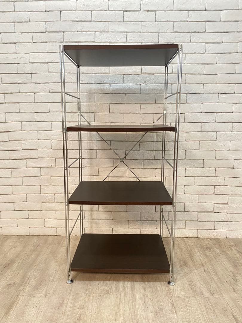 【東京都23区配送無料】無印調　ステンレス　ユニット　シェルフ キャビネット　棚