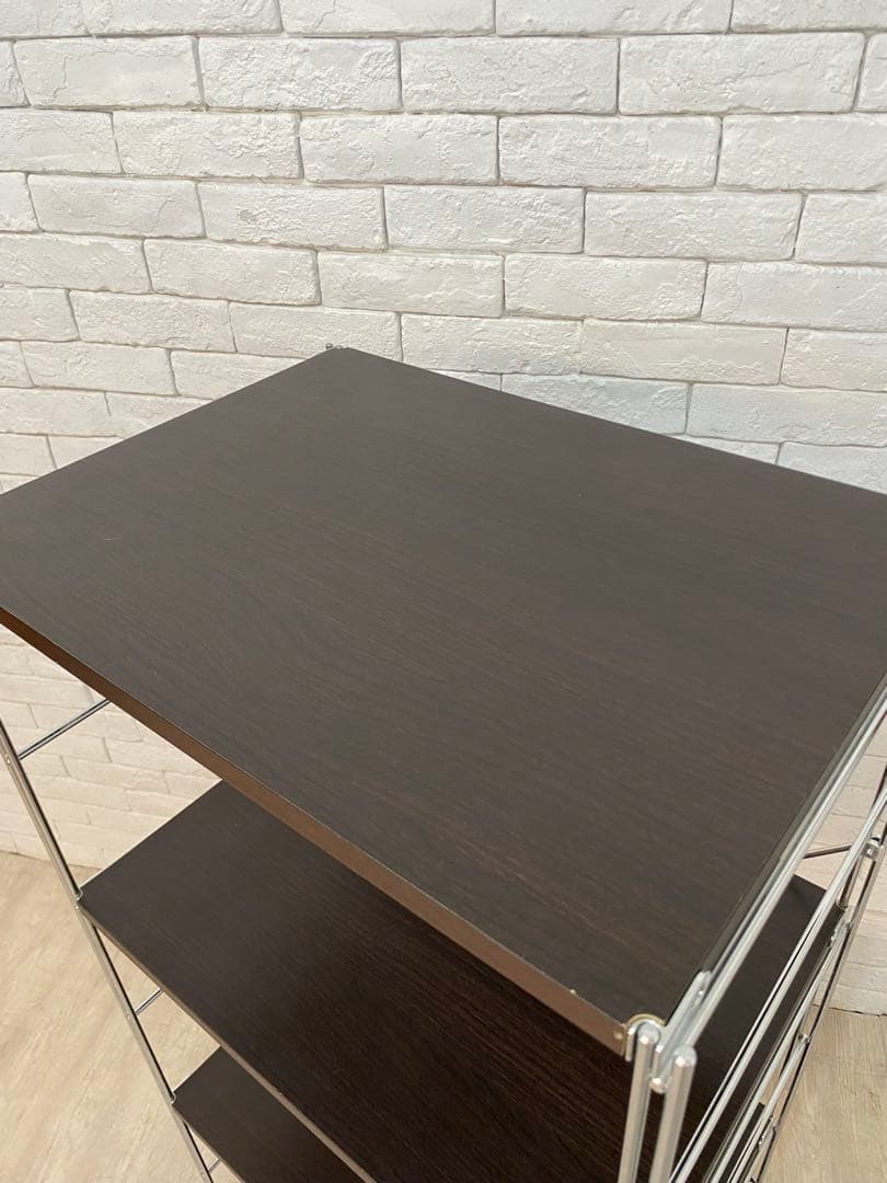 【東京都23区配送無料】無印調　ステンレス　ユニット　シェルフ キャビネット　棚