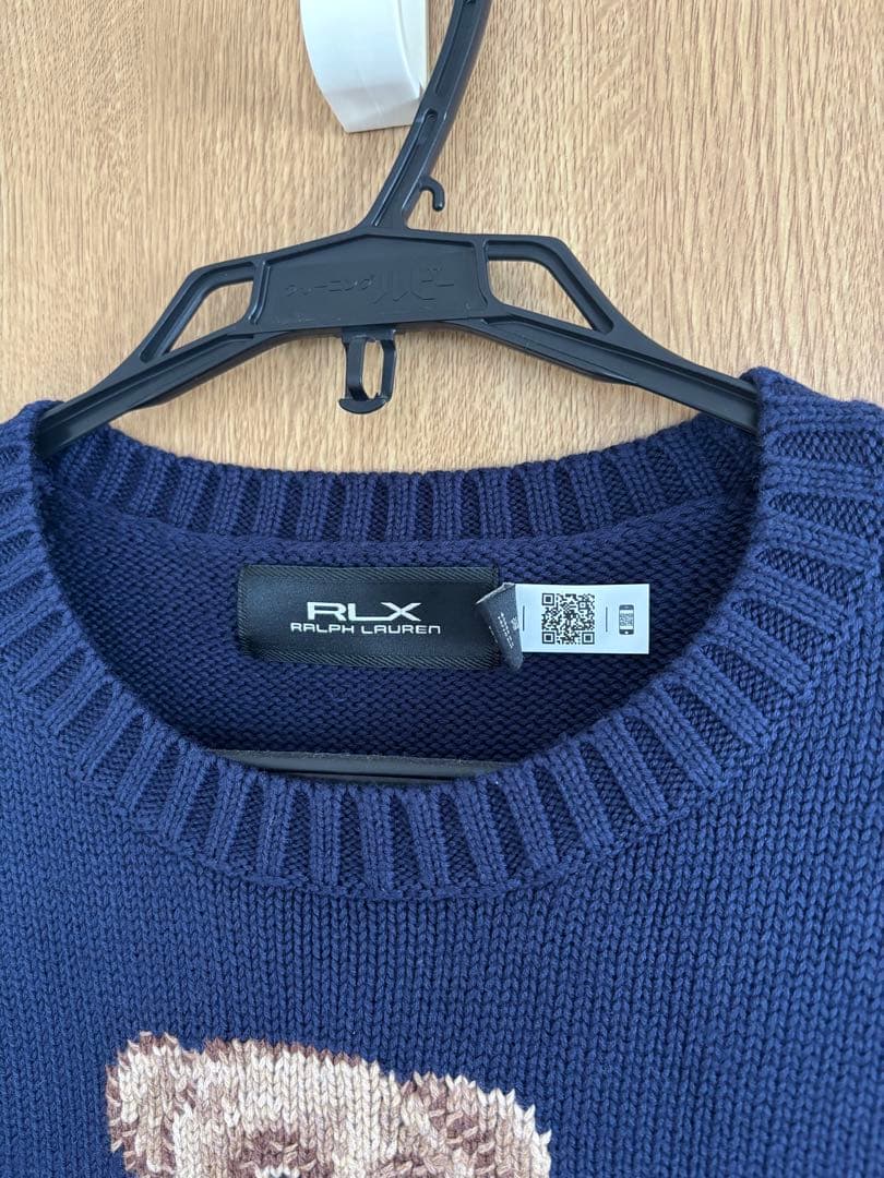 RLX Ralph Lauren クマ刺繍 ニットセーター